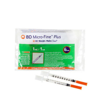 ШПРИЦ BECTON Micro-Fine Plus инсул U100 1мл (0,25x6мм) №10