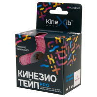 БИНТ эласт КИНЕЗИО-ТЕЙП KINEXIB PRO 5смх5м розовый