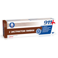 911 ПИЯВКА гель-бальзам д/ног 100мл