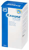 КЛАЦИД гран д/сусп 125мг/5мл 70,7г (100мл)