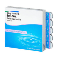 BAUSCH+ LOMB SOFLENS DAILY DISPOSABLE ОДНОДНЕВНЫЕ КОНТАКТНЫЕ ЛИНЗЫ /-4,50/ N90