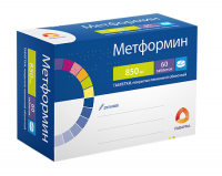 Метформин таб. п.п.о. 850мг N60