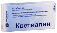 КВЕТИАПИН-КАНОН таб 25мг N60