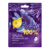 CORIMO Маска тканевая для лица сокращение морщин 100% snail №1