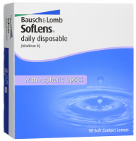ЛИНЗЫ BAUSCH&LOMB SOFTLENS Daily Disposable 8,6 №90 (-6,50)