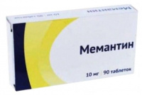 Мемантин таб. п.п.о. 10мг N90