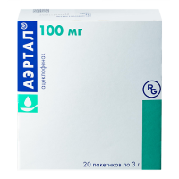АЭРТАЛ пор 100мг пак 3,0 N20