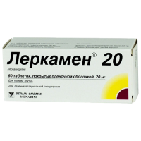 Леркамен 20 табл п/о плен 20 мг х60 ^^