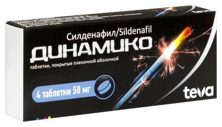 ДИНАМИКО таб 50мг N4