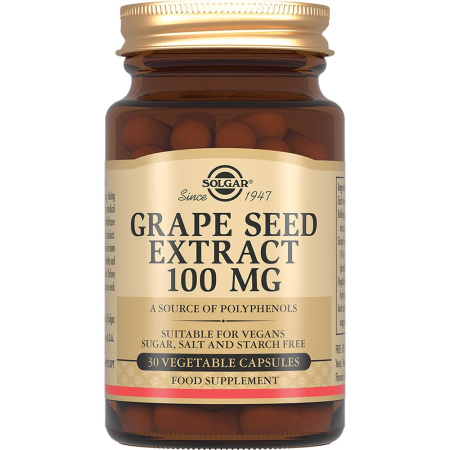СОЛГАР ЭКСТРАКТ ВИНОГРАДНЫХ КОСТОЧЕК капс №30