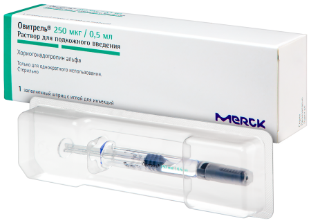 ОВИТРЕЛЬ 250мкг/0,5мл N1 шприц-ручка+игла N1