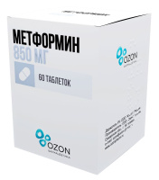 МЕТФОРМИН таб 850мг N60  ОЗОН
