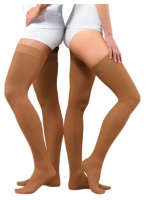 ТОНУС 0402 LUX Чулки с мыском (2 кл) рост 1 №5 (карамель)