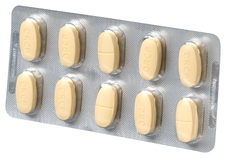 ОРЦЕПОЛ ВМ таб п п о 500мг + 500мг №10