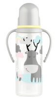 ЛАББИ (11391) Бутылочка Малыши и малышки с ручками (сил соск) 250мл