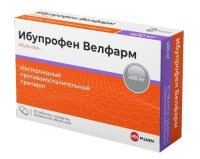 Ибупрофен Велфарм табл п/о плен 400 мг х10