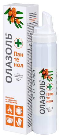 ОЛАЗОЛЬ+ПАНТЕНОЛ крем-аэр 80г