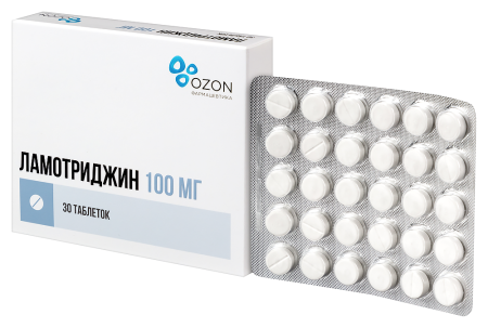 ЛАМОТРИДЖИН таб 100мг N30  Озон