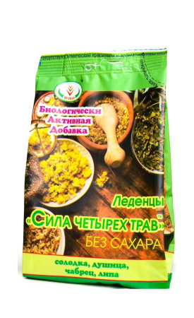 ЛЕДЕНЦЫ ВУЛКАН Сила 4-х трав без сахара 50г