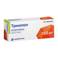 ТРИХОПОЛ таб 250мг N20