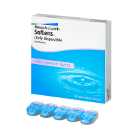 ЛИНЗЫ BAUSCH&LOMB SOFTLENS Daily Disposable 8,6 №90 (-1,25)