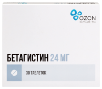 БЕТАГИСТИН таб 24мг N30  ОЗОН