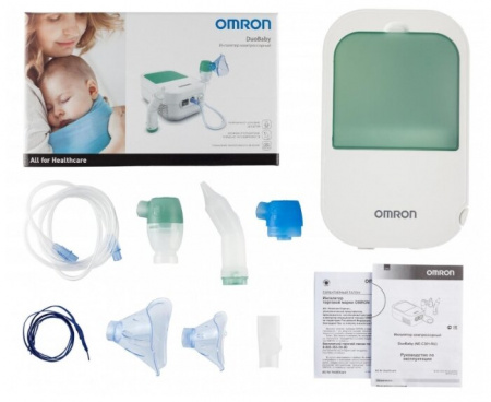 ИНГАЛЯТОР ОМРОН NE-C301-RU DuoBaby компрессорный