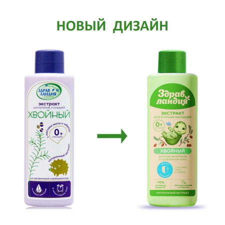 СТРАНА ЗДРАВЛАНДИЯ Хвойный (пихта/чабрец) экстракт д/куп 250мл #