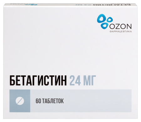 Бетагистин таб. 24мг N60
