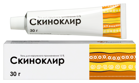 СКИНОКЛИР гель 15% 30г