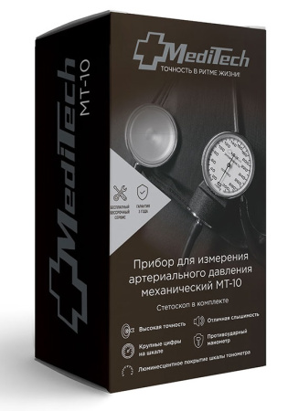 ТОНОМЕТР MEDITECH MT-10-L механ (с люмин манометром) #