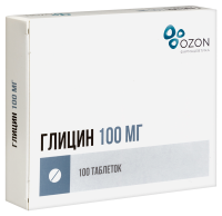 Глицин таб. подъязыч. 100мг N100