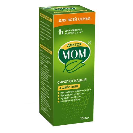 ДОКТОР МОМ сироп 150мл