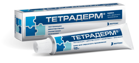 ТЕТРАДЕРМ крем 15г #^^