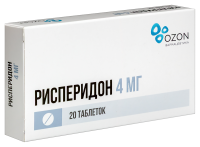 РИСПЕРИДОН таб 4мг №20  ОЗОН