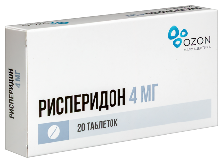 РИСПЕРИДОН таб 4мг №20  ОЗОН