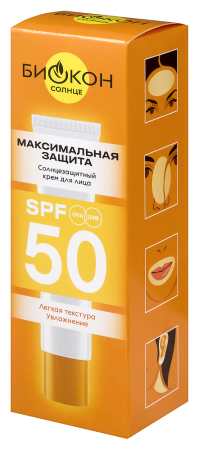 БИОКОН СОЛНЦЕ Крем СЗ Ф50 (чувств участки лица) 25мл