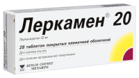 Леркамен 20 табл п/о плен 20 мг х60 ^^