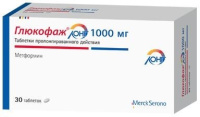ГЛЮКОФАЖ ЛОНГ 1000 МГ N30 ТАБЛ ПРОЛОНГ ВЫСВОБ