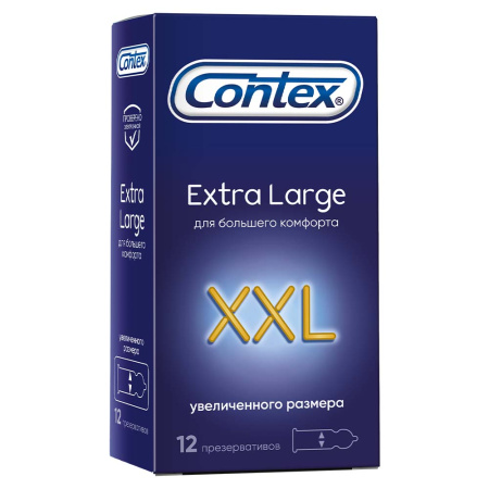 ПРЕЗЕРВАТИВЫ КОНТЕКС Extra Large N12 #