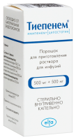 ТИЕПЕНЕМ пор д/р-ра д/инф 500мг+500мг №1