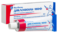 ДИКЛОФЕНАК мазь 2% 30г  МФФ