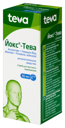 ЙОКС-ТЕВА 30МЛ СПРЕЙ