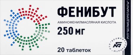 ФЕНИБУТ таб 250мг N20  Белмедпрепараты