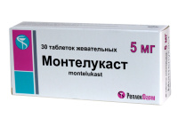 МОНТЕЛУКАСТ таб жев 5мг №30  РеплекФарм