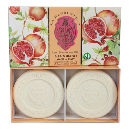 LA FLORENTINA Набор Мыло твердое Гранат 115г №2