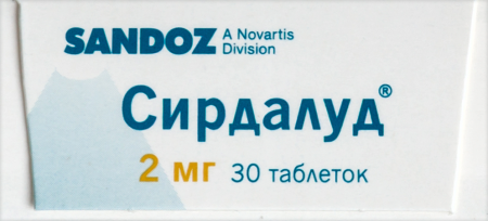 Сирдалуд таб. 2мг №30