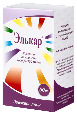 ЭЛЬКАР р-р 30% 50мл