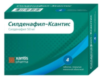 СИЛДЕНАФИЛ-КСАНТИС таб 50мг №4