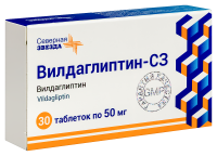 ВИЛДАГЛИПТИН-СЗ 50 МГ N30 ТАБЛ